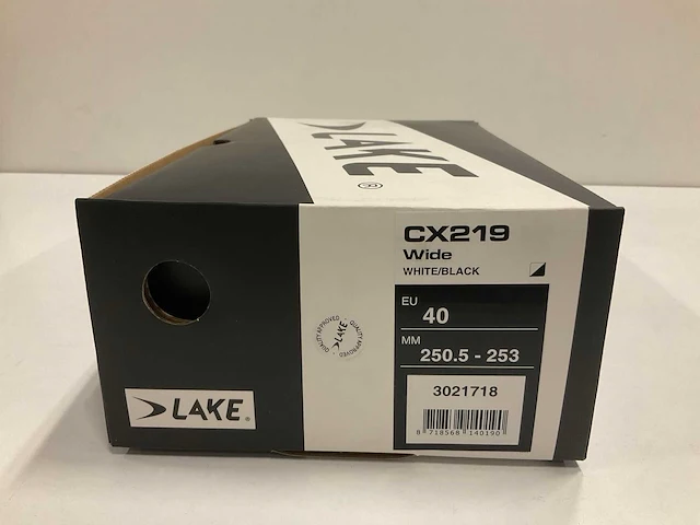 Lake cx219 wide white/black maat 40 - afbeelding 4 van  4