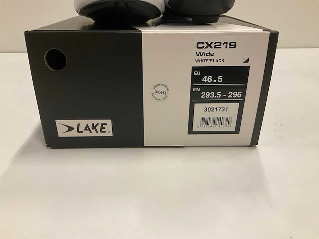 Lake cx219 wide white/black maat 46.5 - afbeelding 3 van  3