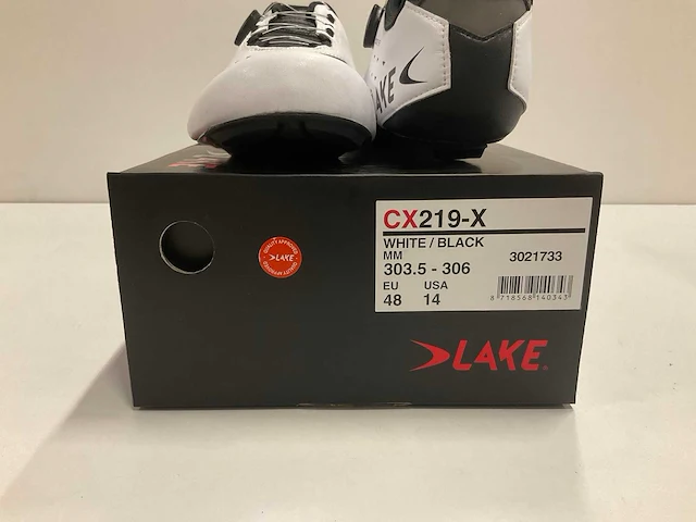 Lake cx219-x white/black maat 48 - afbeelding 4 van  4
