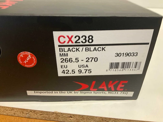 Lake cx238 fietsschoenen maat 42.5 - afbeelding 4 van  4