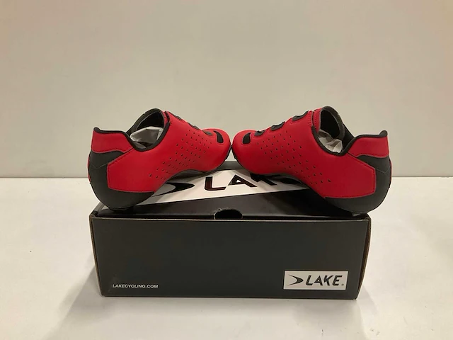 Lake cx238-x wide red/white clarino maat 42 - afbeelding 3 van  4