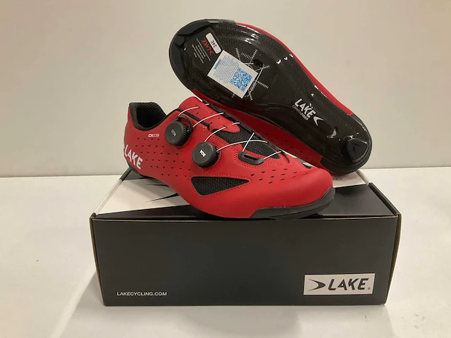 Lake cx238-x wide red/white maat 45.5 - afbeelding 1 van  4