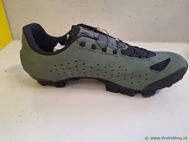 Lake mtb fietsschoenen model mx177 | kleur beetle/black | maat 45 - afbeelding 4 van  7