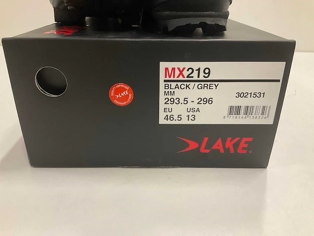 Lake mx219 black/grey maat 46.5 - afbeelding 4 van  4