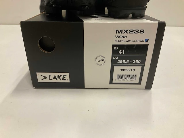 Lake mx238 wide blue/black clarino maat 41 - afbeelding 4 van  4