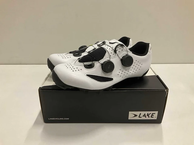 Lake mx239-x wide gravel white/black maat 40.5 - afbeelding 2 van  4