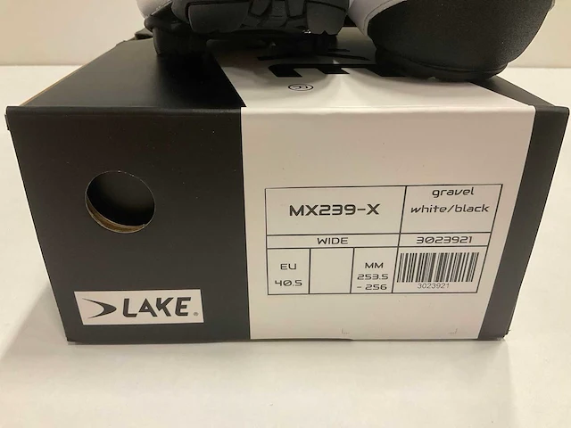 Lake mx239-x wide gravel white/black maat 40.5 - afbeelding 4 van  4