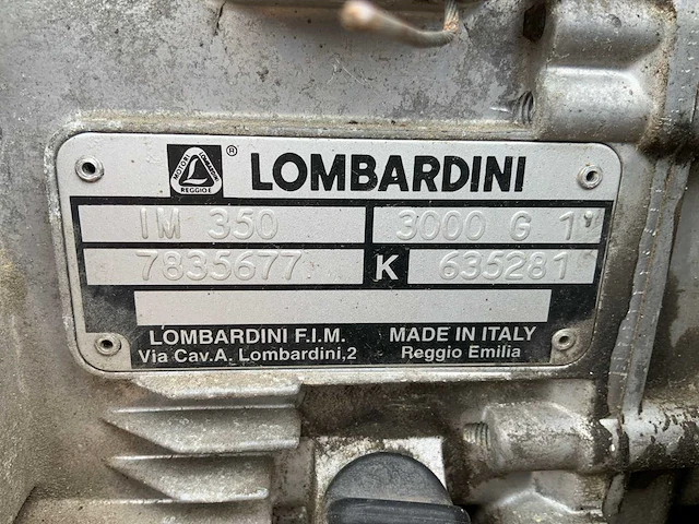 Lambardini ts-180 lasaggregaat - afbeelding 5 van  5