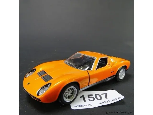 Lamborghini miura p400sv (1971) oranje - afbeelding 1 van  5