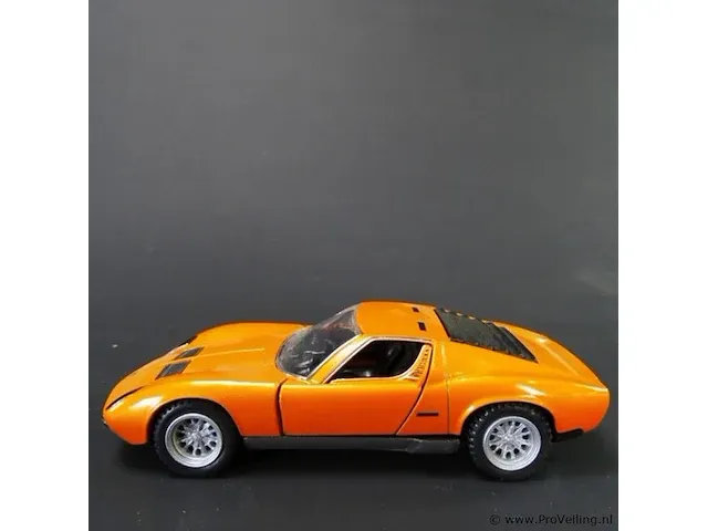 Lamborghini miura p400sv (1971) oranje - afbeelding 2 van  5