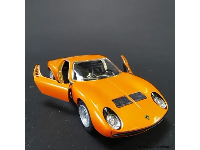 Lamborghini miura p400sv (1971) oranje - afbeelding 4 van  5