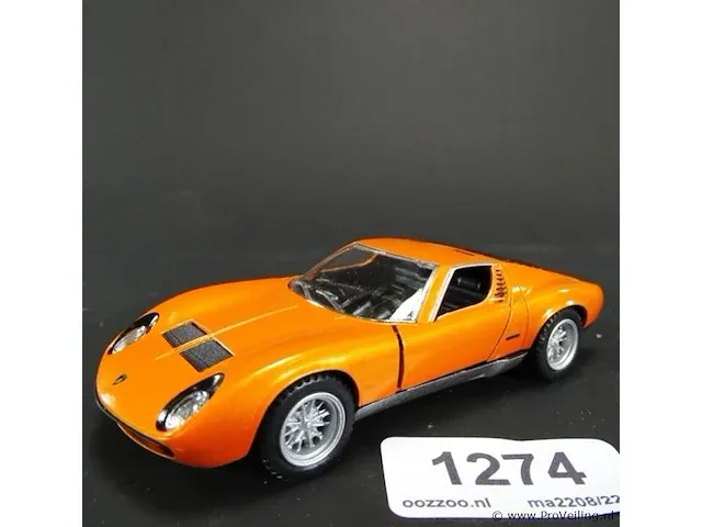 Lamborghini miura p400sv (1971) oranje - afbeelding 1 van  5