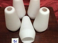 Lampenkappen vintage 5stuks - afbeelding 1 van  2