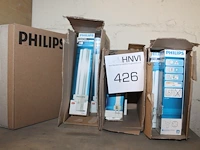 Lampjes philips in diverse uitvoeringen in vier doosjes. - afbeelding 1 van  1