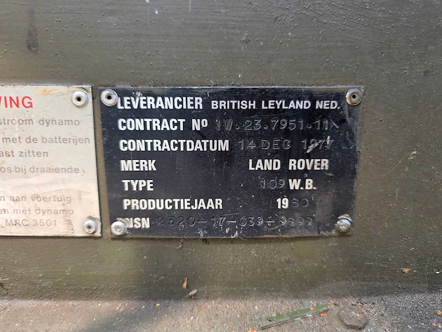 Land rover - 1981 - 109 / pick-up - - afbeelding 10 van  18