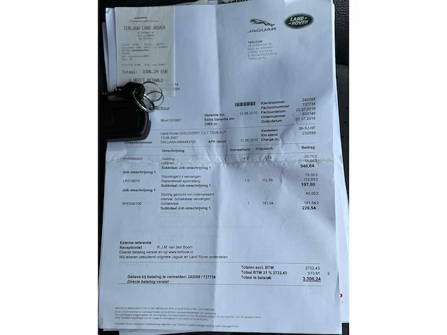 Land rover discovery 2.7 tdv6 hse origineel nederlands nap 06-xj-hf - afbeelding 21 van  44