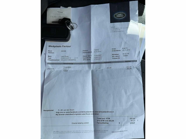 Land rover discovery 2.7 tdv6 hse origineel nederlands nap 06-xj-hf - afbeelding 24 van  44