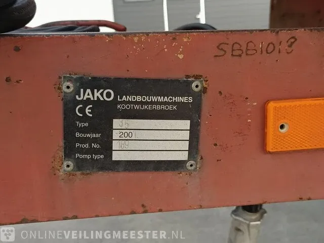 Landbouw aanhanger kipper jako, tiger 35, bouwjaar 2001 - afbeelding 8 van  25