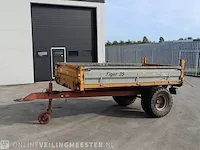 Landbouw aanhanger kipper jako, tiger 35, bouwjaar 2001
