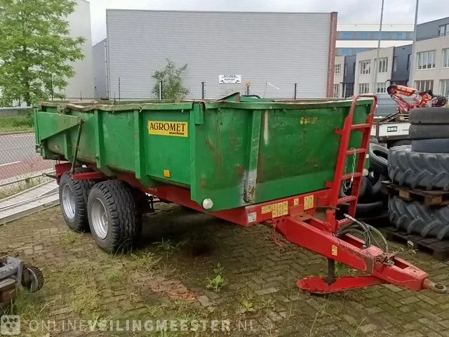 Landbouw kipper aanhanger agromet, t041, bouwjaar 2014 - afbeelding 1 van  14