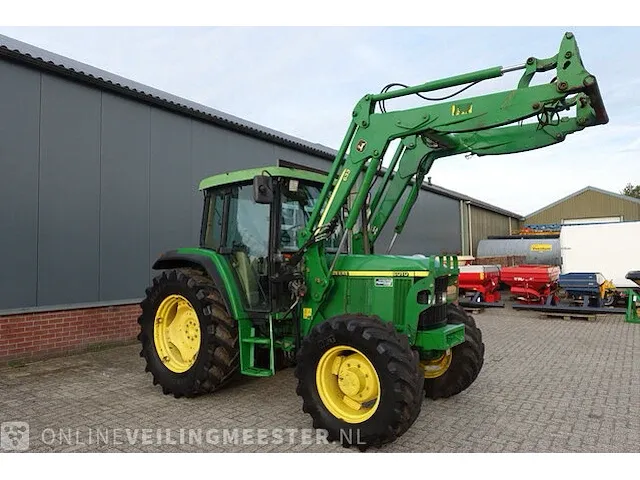 Landbouw tractor met voorlader john deere, 6010 se, bouwjaar 2001 - afbeelding 1 van  51