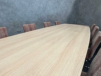 Lande - 8 persoons design conferentieset 370x120 - afbeelding 21 van  26
