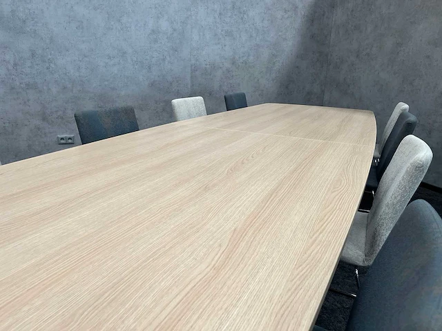 Lande - 8 persoons design conferentieset 370x120 - afbeelding 8 van  30
