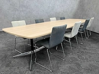 Lande - 8 persoons design conferentieset 370x120 - afbeelding 1 van  30