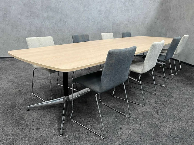 Lande - 8 persoons design conferentieset 370x120 - afbeelding 22 van  30