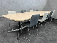 Lande - 8 persoons design conferentieset 370x120 - afbeelding 22 van  30