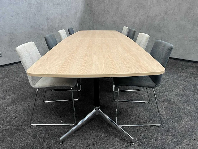 Lande - 8 persoons design conferentieset 370x120 - afbeelding 12 van  30
