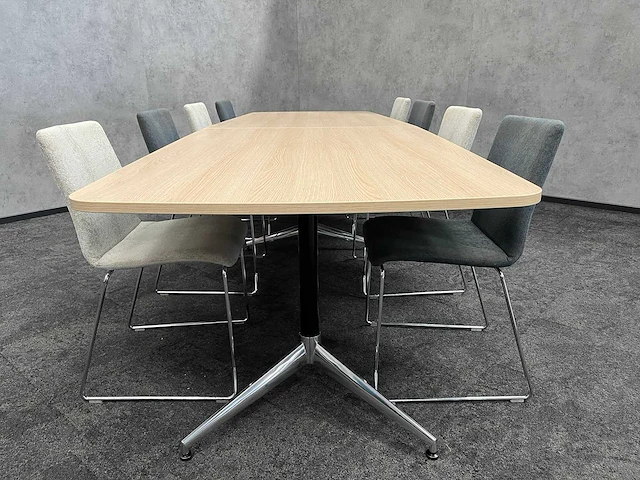 Lande - 8 persoons design conferentieset 370x120 - afbeelding 24 van  30