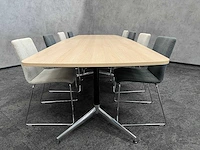 Lande - 8 persoons design conferentieset 370x120 - afbeelding 24 van  30