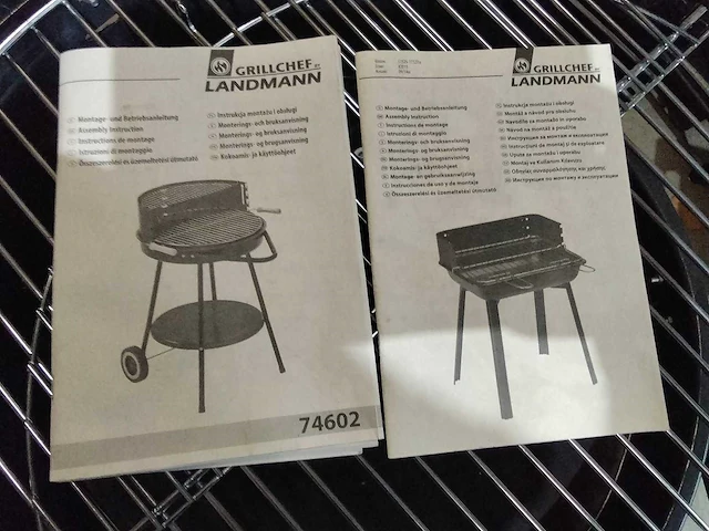 Landmann - houtskool bbq (2x) - afbeelding 4 van  5