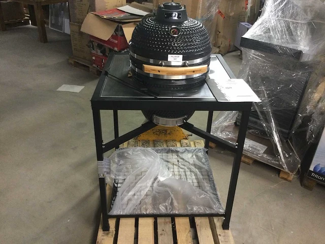 Landmann - medium - kamado houtskool bbq op onderstel. - afbeelding 1 van  6
