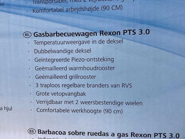 Landmann - rexon 3.0 - gas bbq - afbeelding 3 van  4