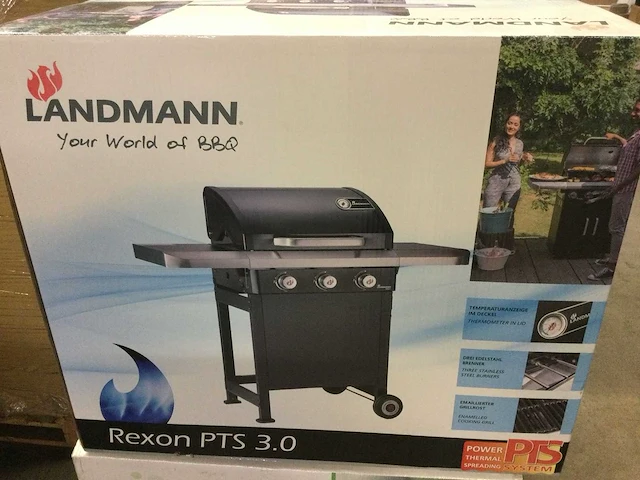 Landmann - rexon pts 3.0 - gas bbq - afbeelding 2 van  4