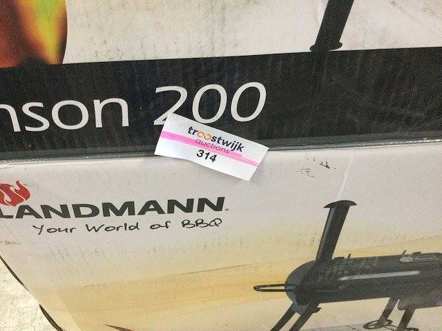 Landmann - vinson 200 - houtskool smoker - afbeelding 2 van  4