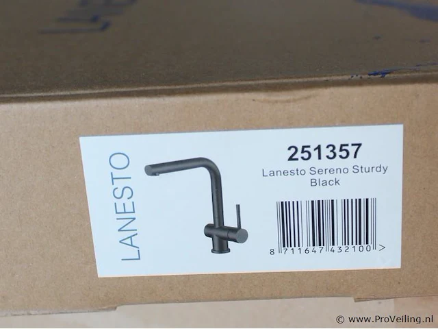 Lanesto kraan sereno sturdy black - afbeelding 2 van  2
