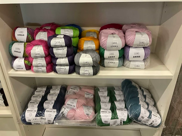 Lang yarns partij diverse garen/wol (347x) - afbeelding 5 van  7