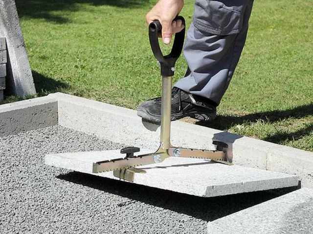 Langfit - tegellifter met extra lange steel. - afbeelding 1 van  3