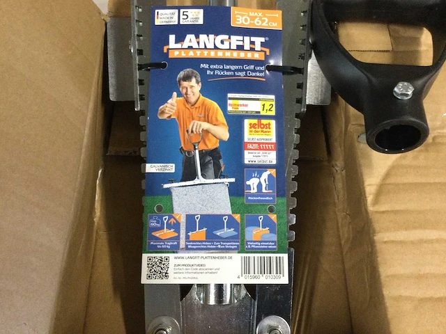 Langfit - tegellifter met extra lange steel. - afbeelding 3 van  3