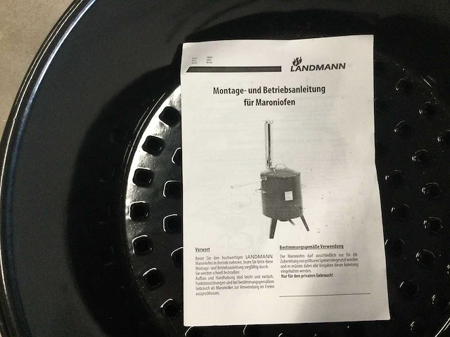 Lanmann - maroniofen - kastanje oven - afbeelding 4 van  4