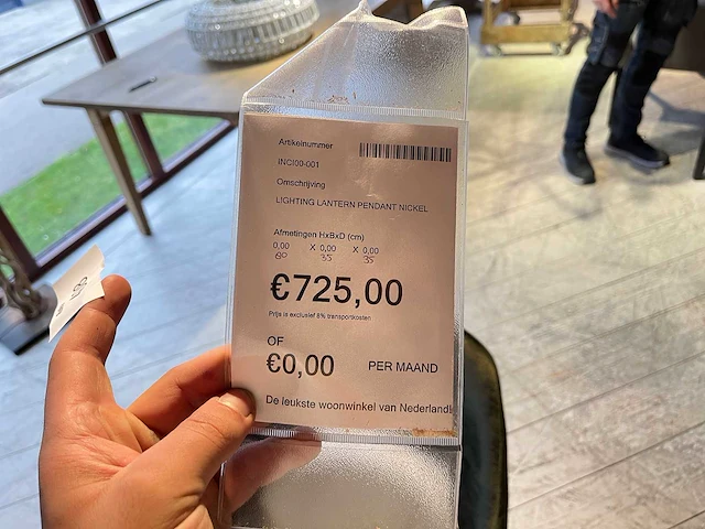 Lantaarn nikkel - afbeelding 5 van  5