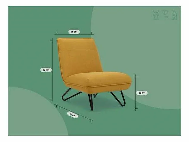 Lanterfant jeroen fauteuils met voetenbanken (10x) - afbeelding 2 van  2