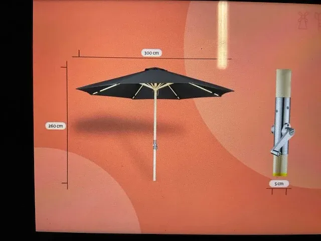 Lanterfant lucas parasols (10x) - afbeelding 4 van  4