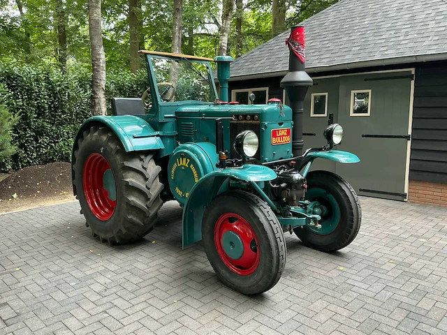 Lanz bulldog 9506 oldtimer tractor - afbeelding 27 van  32