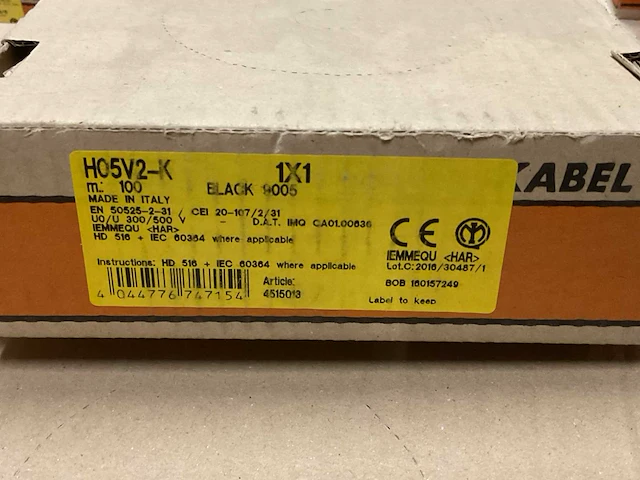Lapp kabel partij installatiedraad, 16x doos á 100m - afbeelding 4 van  15