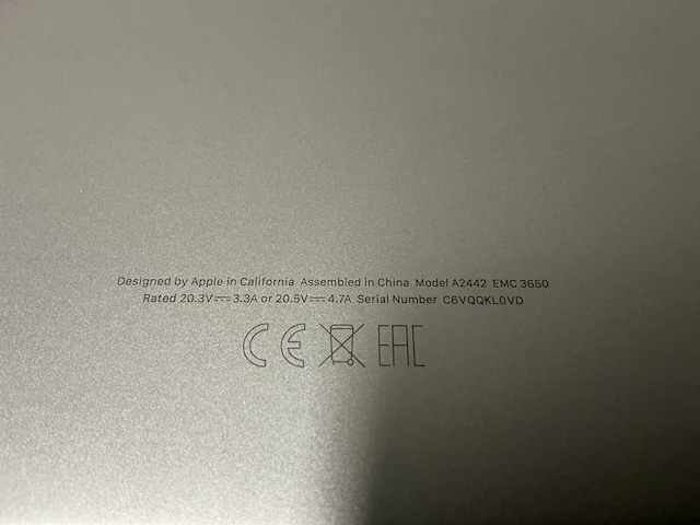Laptop - apple - macbook pro 14 inch m1 pro - afbeelding 6 van  6
