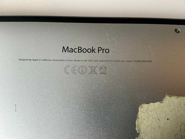 Laptop - apple - macbookpro11,2 - afbeelding 6 van  6